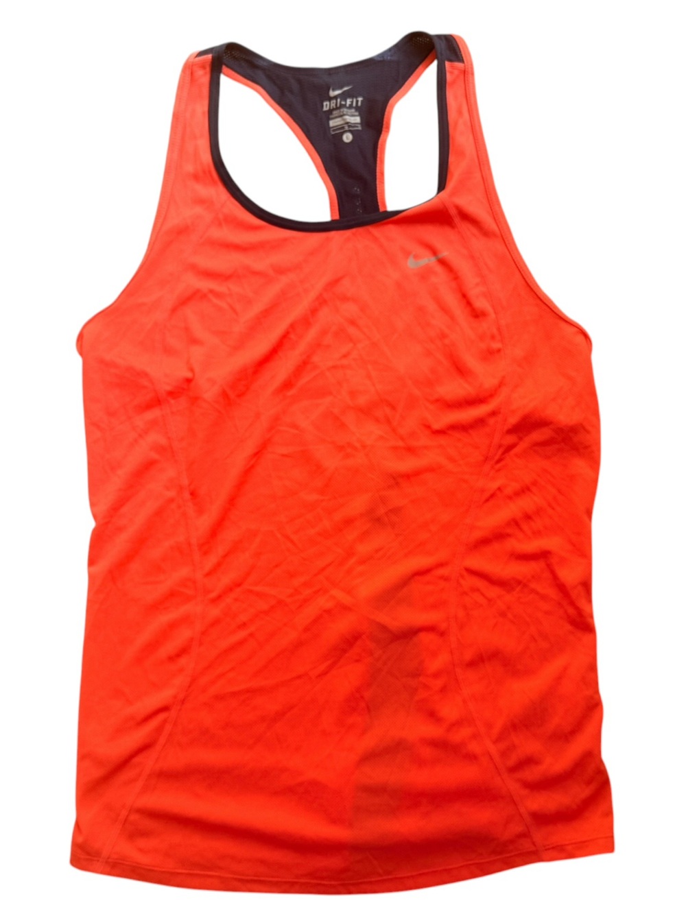 Nike Bright Coral Racerback Dri-FIT Tank